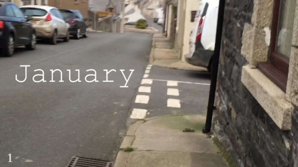 Pretentious Monthly Scrapbook – January